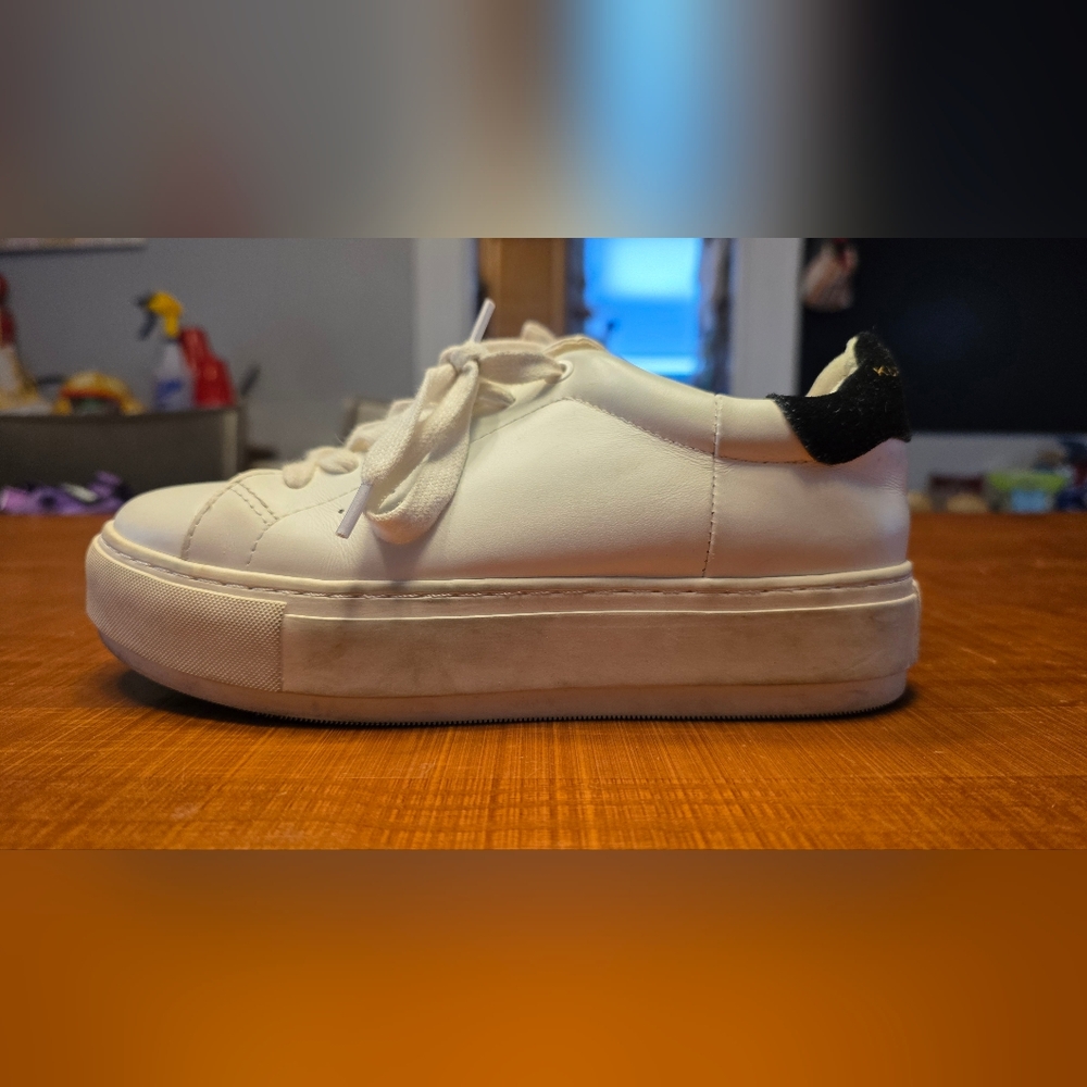 Kurt Geiger White Sneakers with Black Detail